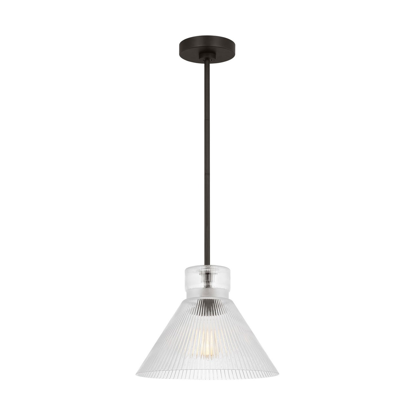 Liouet One Light Pendant in Midnight Black