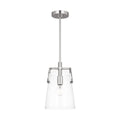 Crofton One Light Pendant in Brushed Nickel