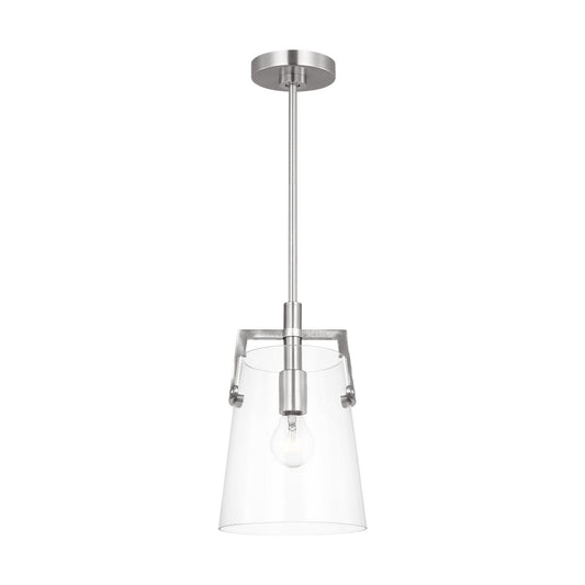 Crofton One Light Pendant in Brushed Nickel