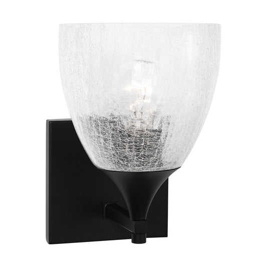 Toffino One Light Wall Sconce in Midnight Black