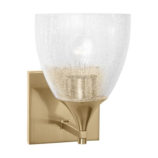 Toffino One Light Wall Sconce in Satin Brass