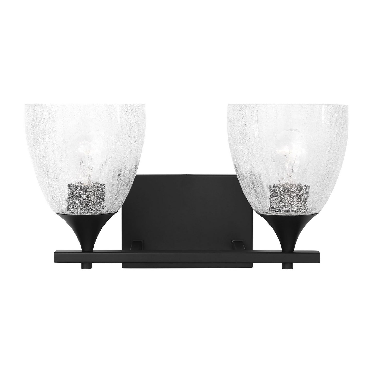 Toffino Two Light Vanity in Midnight Black
