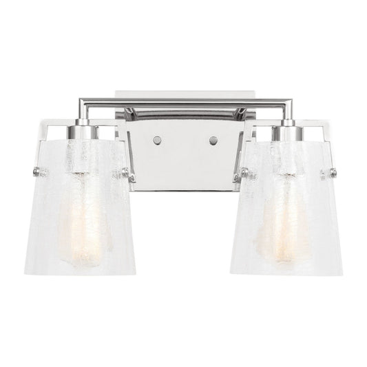 Crofton Two Light Vanity in Chrome