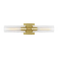 Sarita Two Light Wall Sconce in Satin Brass