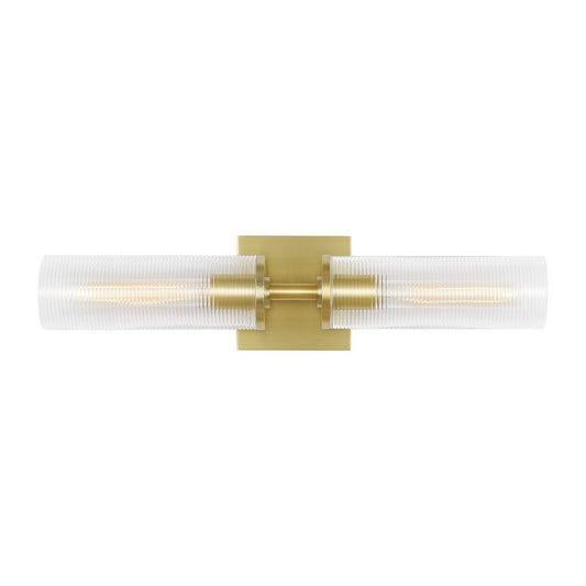 Sarita Two Light Wall Sconce in Satin Brass