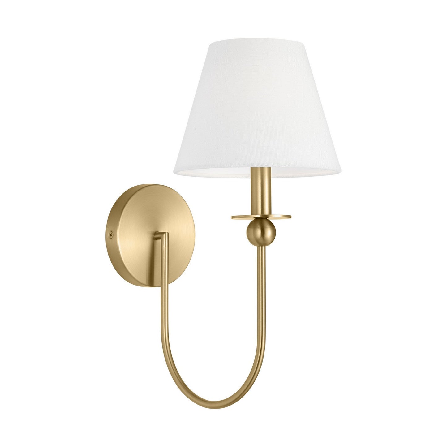Elsay One Light Wall Sconce in Satin Brass