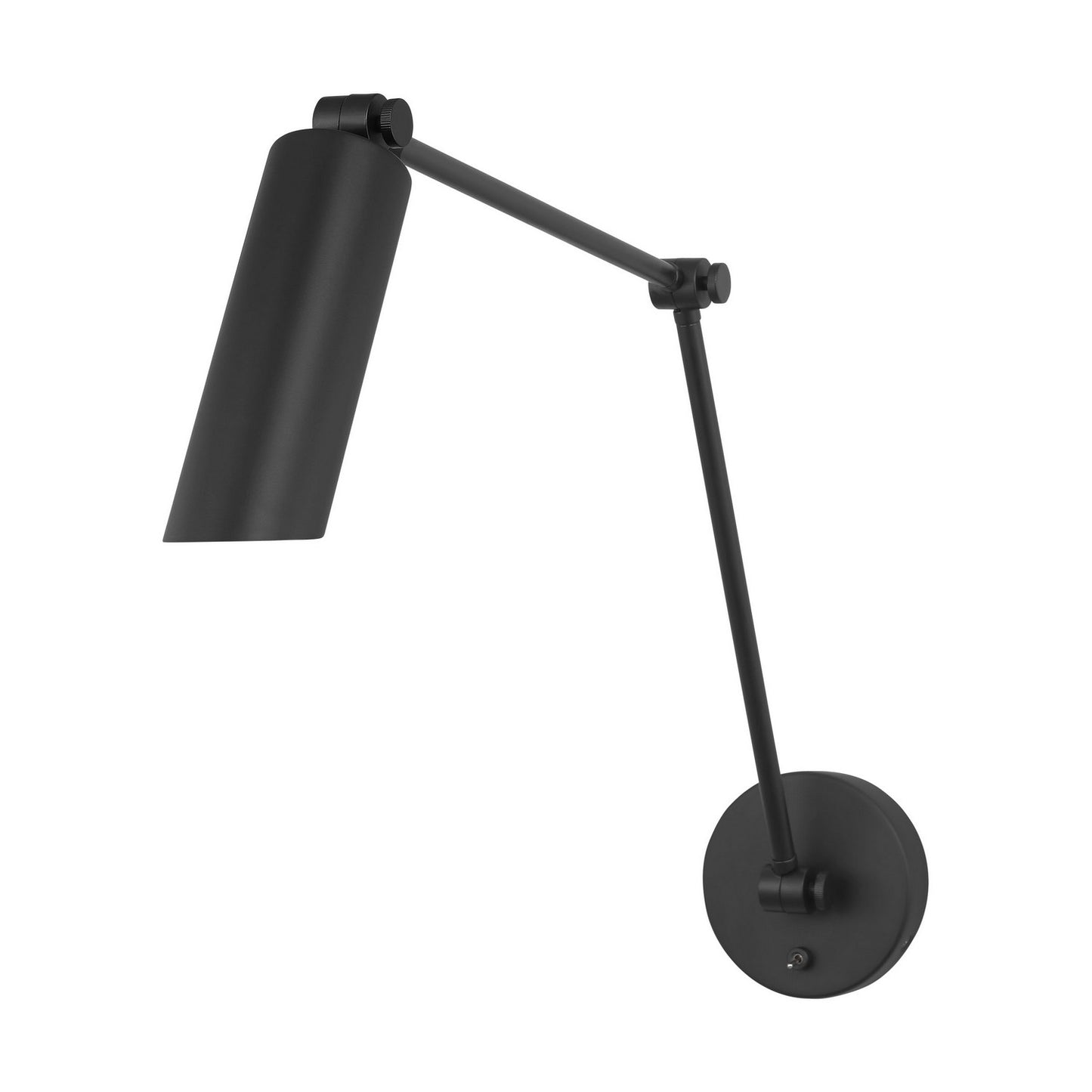 Frasar One Light Wall Sconce in Midnight Black