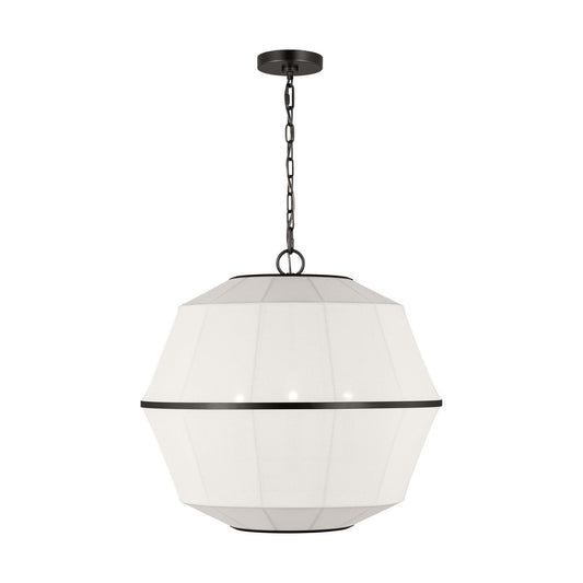 Hikari Three Light Lantern in Aged Iron