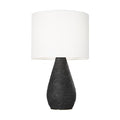 Breccia One Light Table Lamp in Black Wash