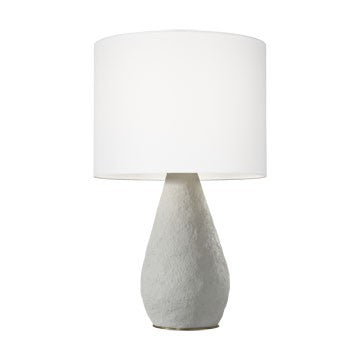 Breccia One Light Table Lamp in Cream Wash