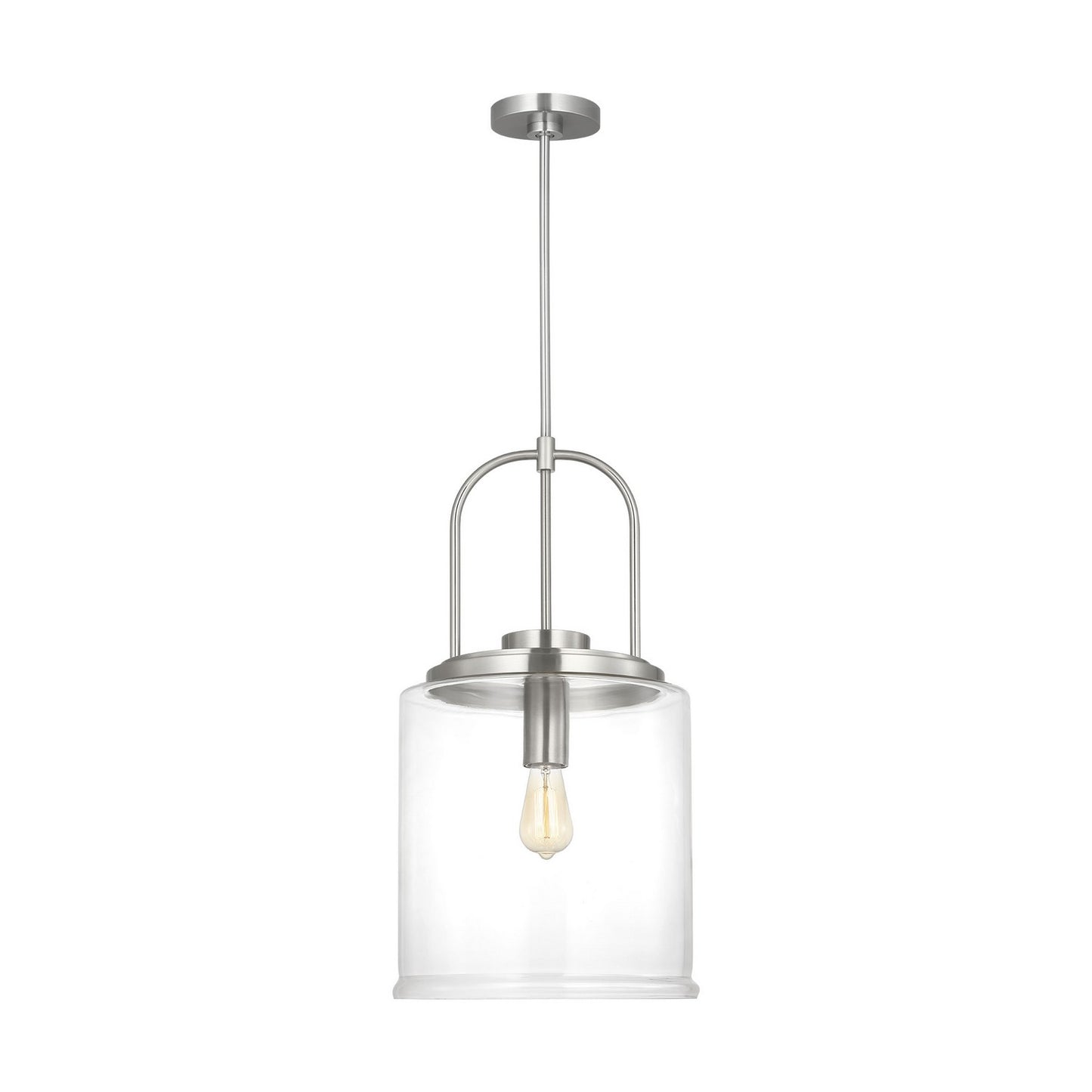 Anders One Light Pendant in Brushed Nickel