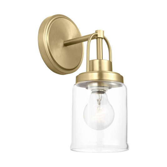 Anders One Light Vanity in Satin Brass