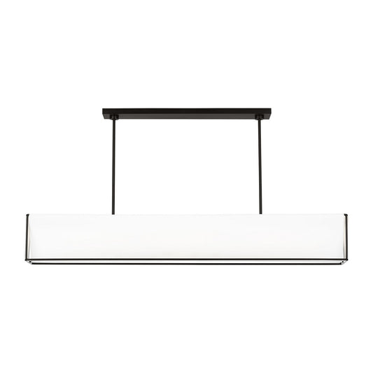 Velero LED Linear Chandelier in Aged Iron