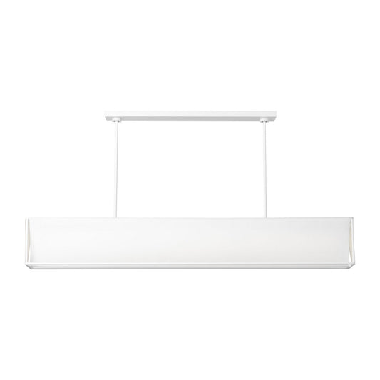 Velero LED Linear Chandelier in Soft Linen