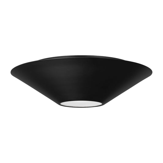 Echo LED Flush Mount and Sconce in Midnight Black