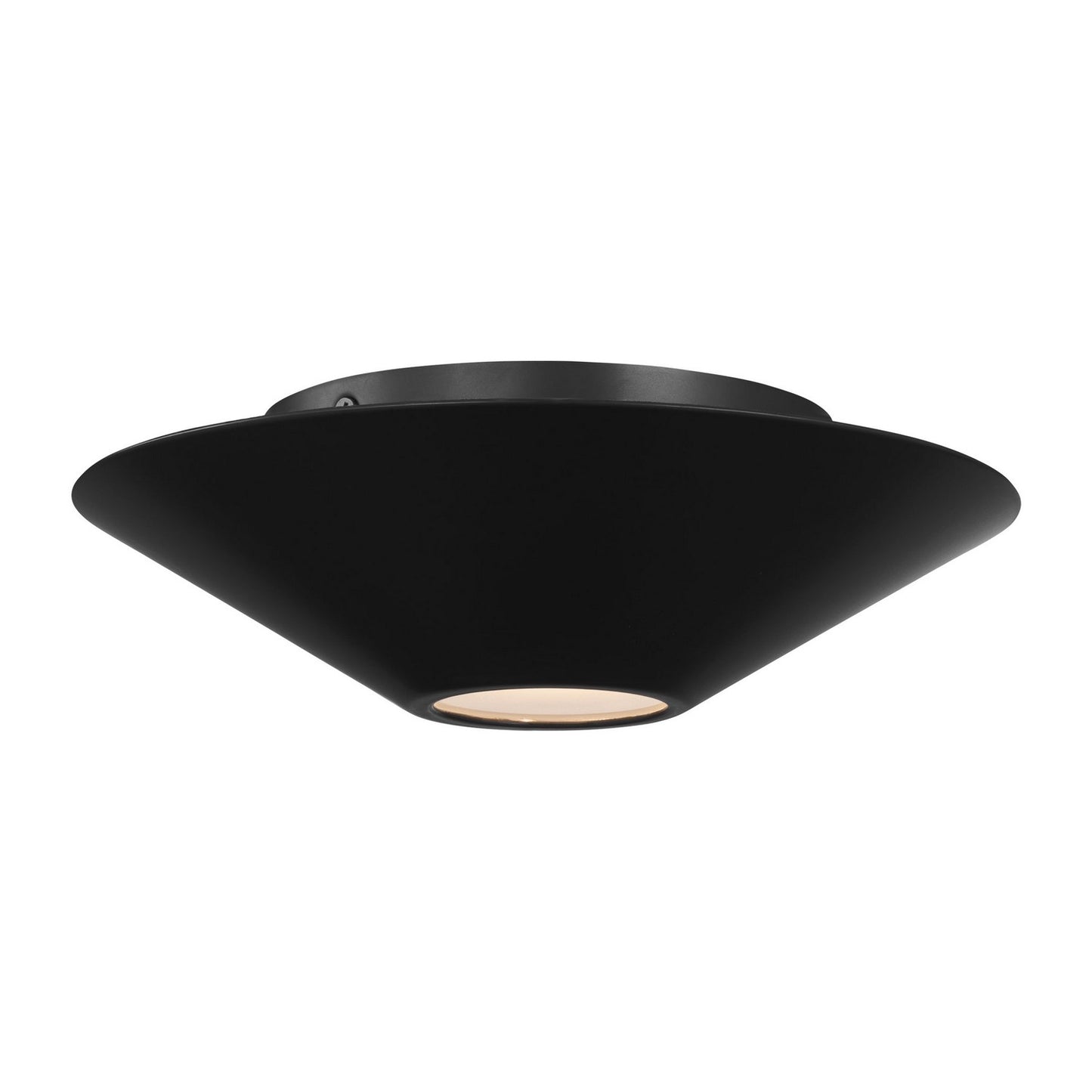 Echo LED Flush Mount and Sconce in Midnight Black