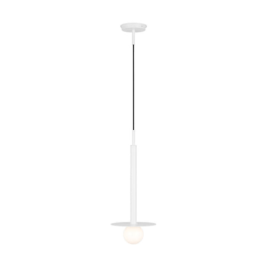 Nodes One Light Pendant in Matte White