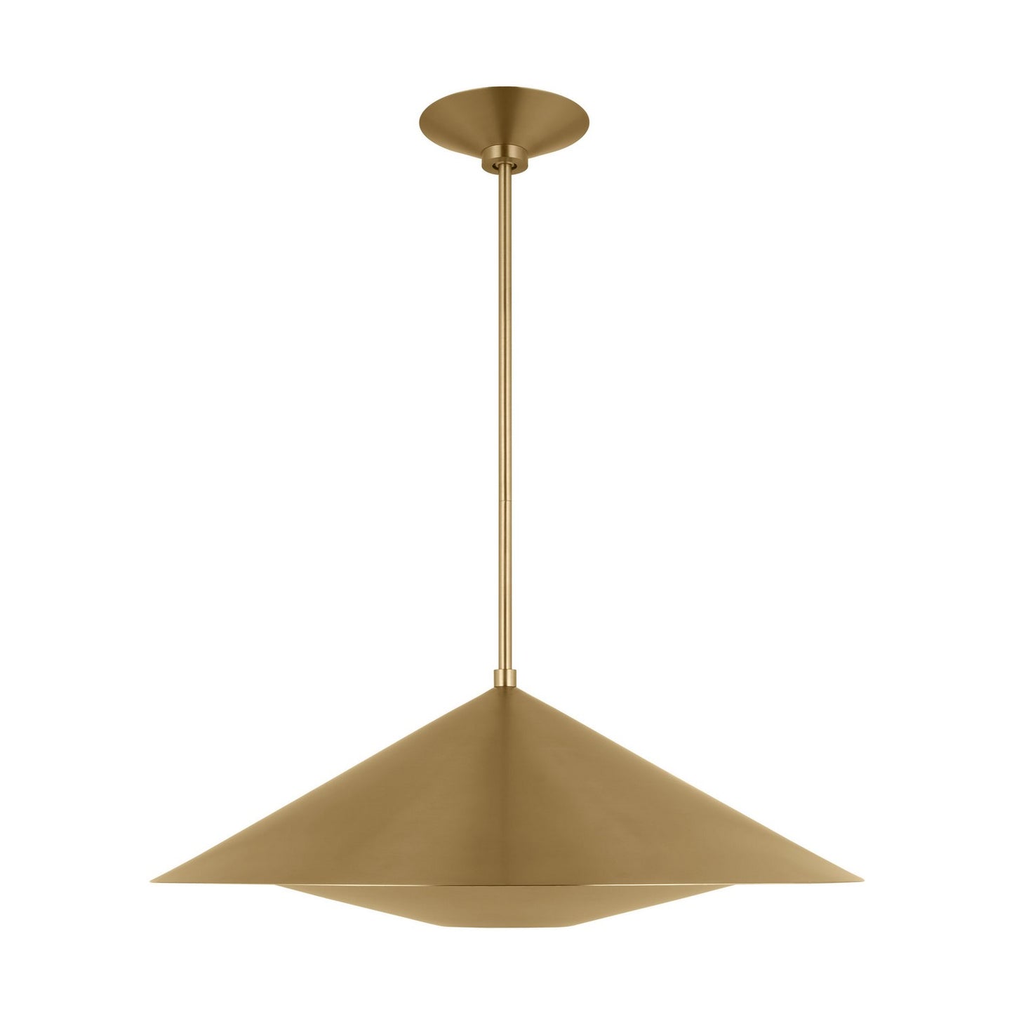 Echo One Light Pendant in Burnished Brass