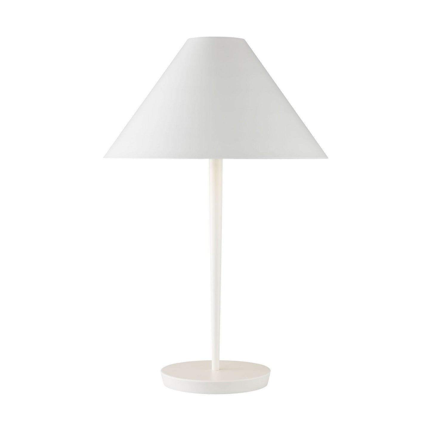Contra One Light Table Lamp in Soft Linen