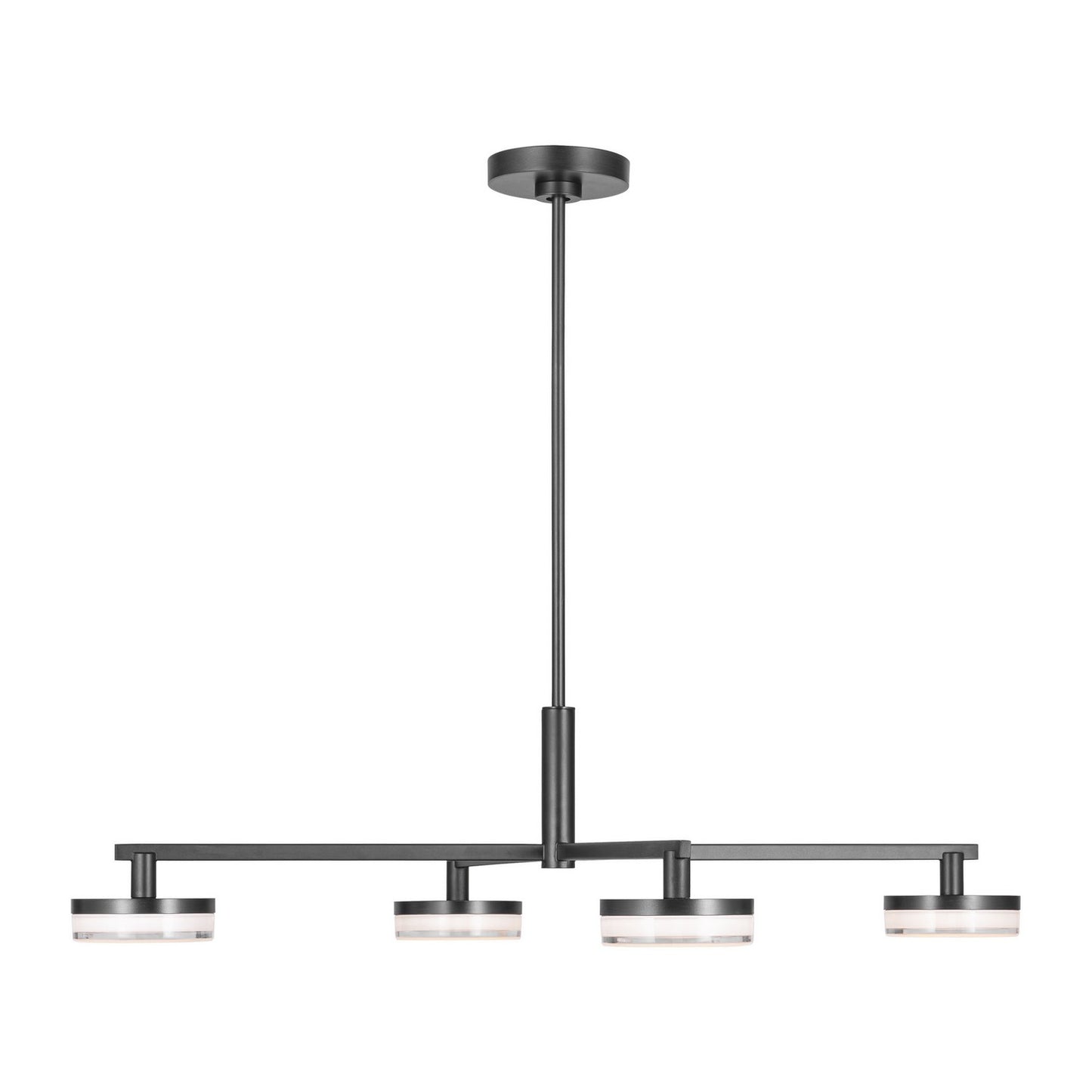 Khan LED Chandelier in Aged Iron