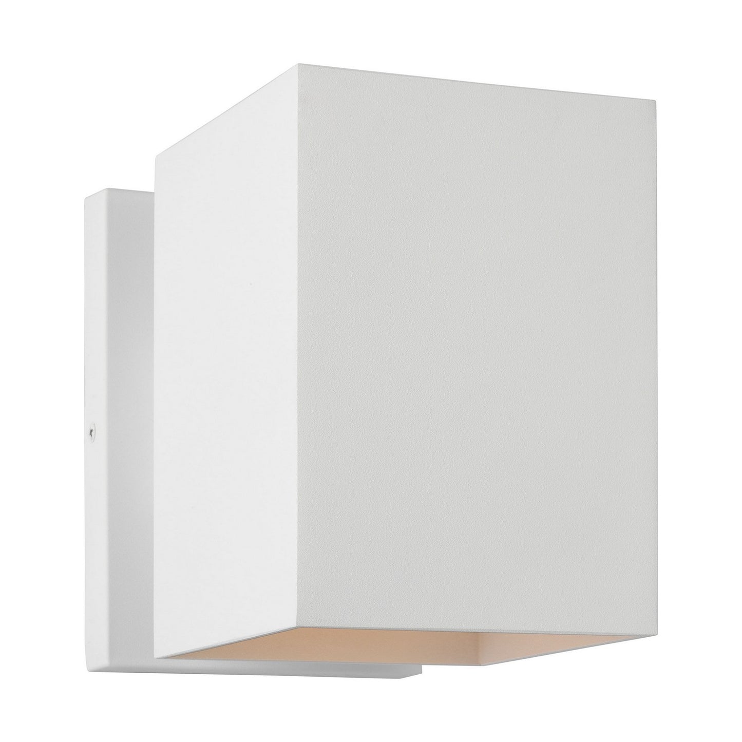 Pohl One Light Wall Lantern in Outdoor Textured White