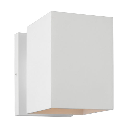 Pohl One Light Wall Lantern in Outdoor Textured White