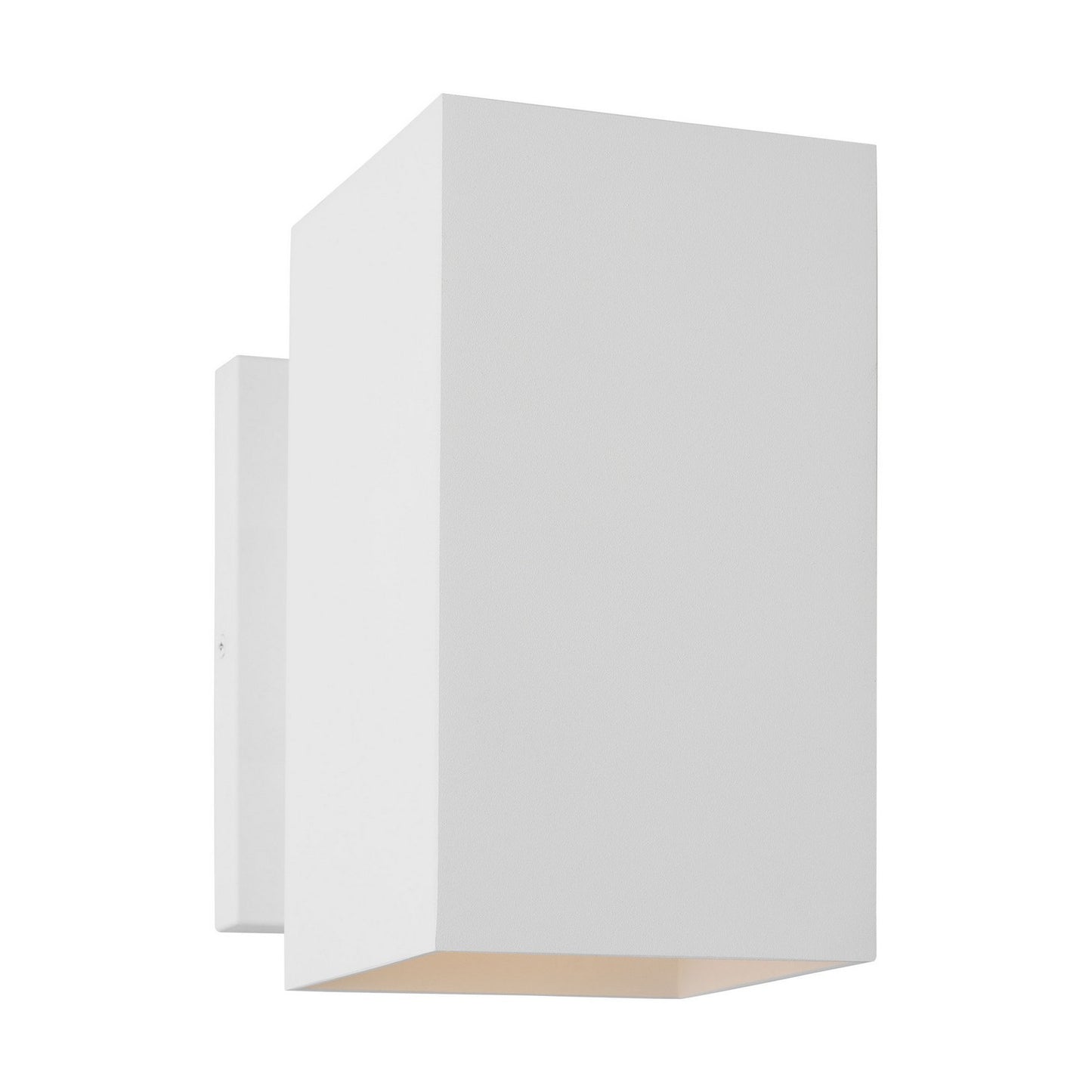 Pohl One Light Wall Lantern in Outdoor Textured White