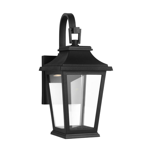 Warren LED Wall Lantern in Textured Black