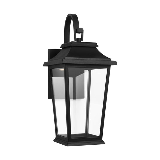 Warren LED Wall Lantern in Textured Black