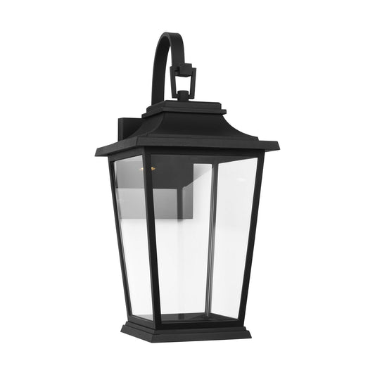 Warren LED Wall Lantern in Textured Black