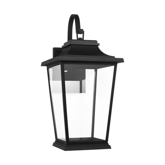 Warren LED Wall Lantern in Textured Black