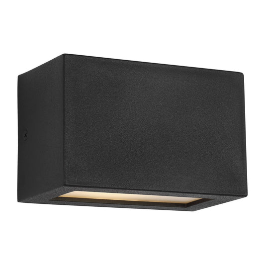 Kukei LED Wall Lantern in Textured Black