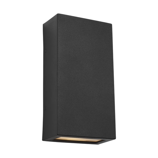 Kukei LED Wall Lantern in Textured Black
