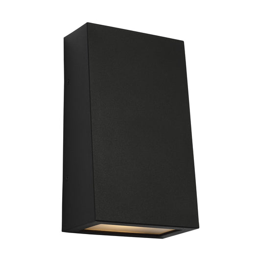 Kakudo LED Wall Lantern in Textured Black