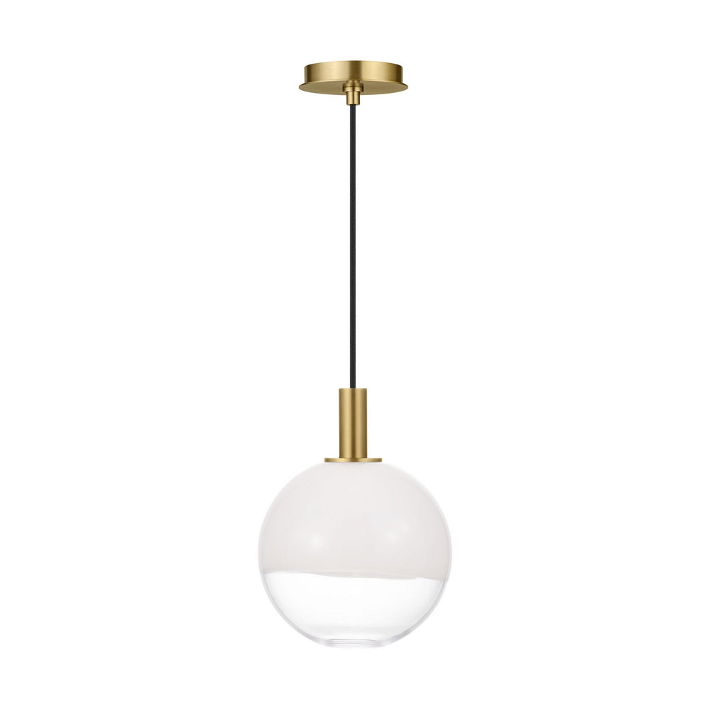 Torian One Light Pendant in Burnished Brass