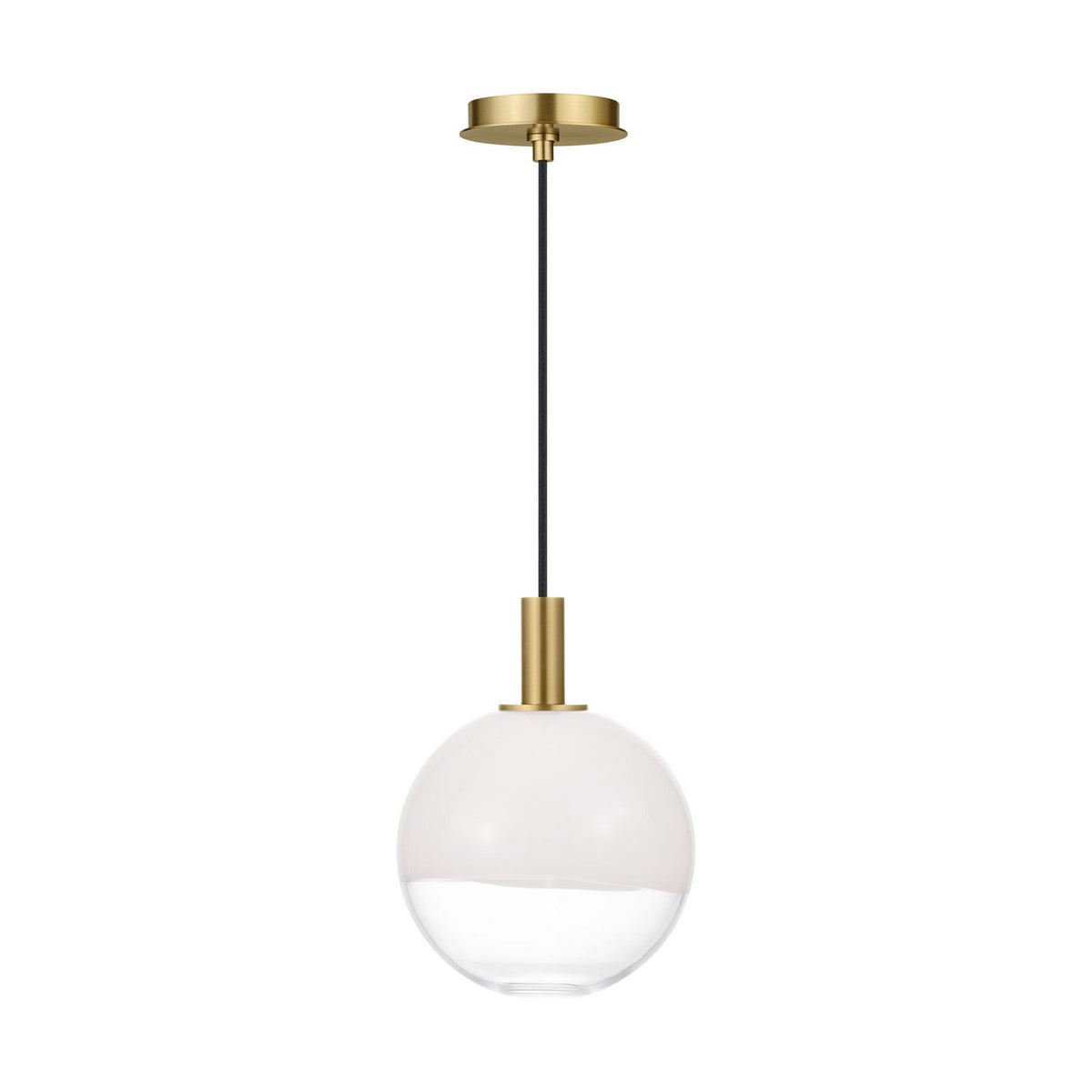 Torian One Light Pendant in Burnished Brass