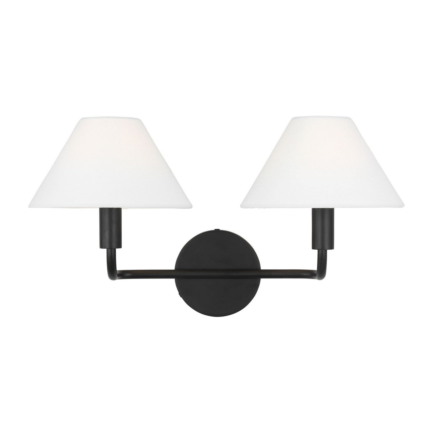 Colfax Two Light Wall Sconce in Aged Iron