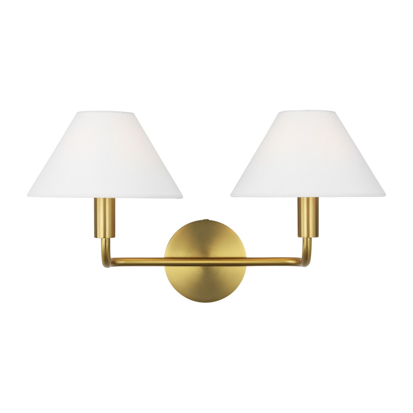 Colfax Two Light Wall Sconce in Burnished Brass