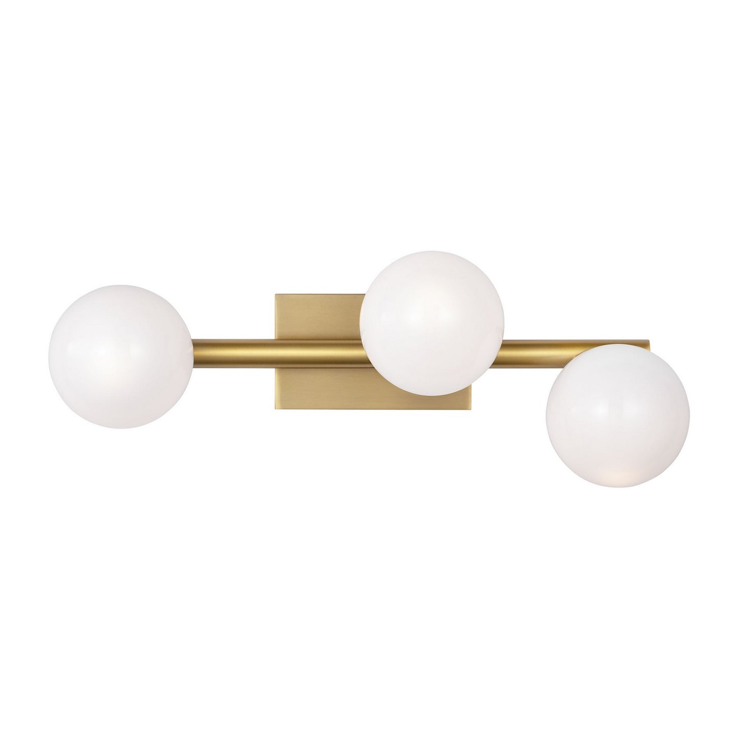 Altair Three Light Wall Sconce in Burnished Brass