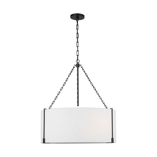 Bergen Three Light Pendant in Aged Iron