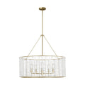 Winslow Five Light Chandelier in Powder-Coated Brass