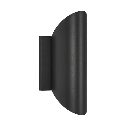 Ruxton One Light Wall Lantern in Textured Black