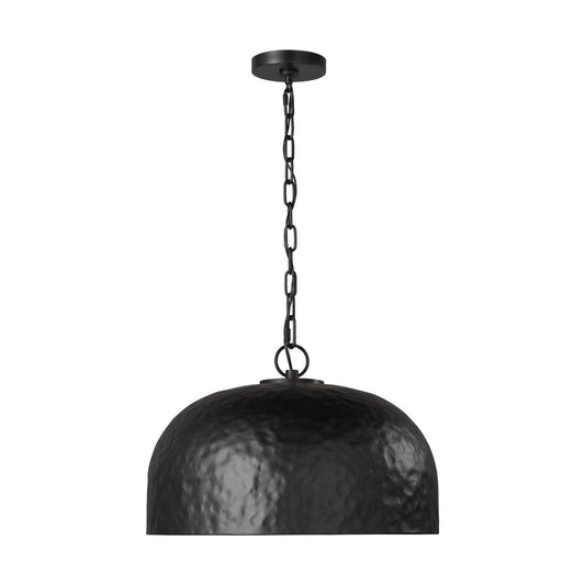 Buckner One Light Pendant in Aged Iron