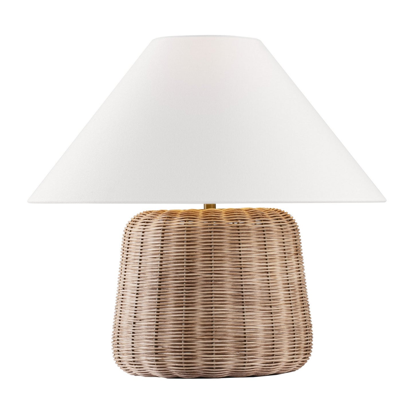 Dumar One Light Table Lamp in Blonde Rattan