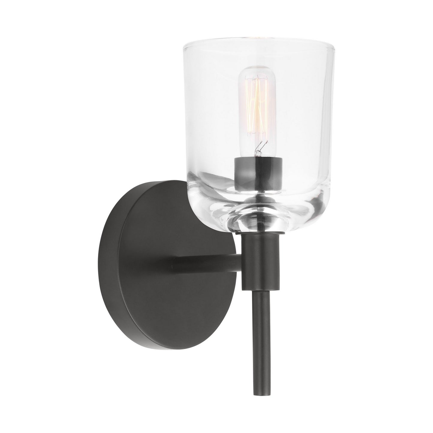 Hartley One Light Wall Sconce in Aged Iron