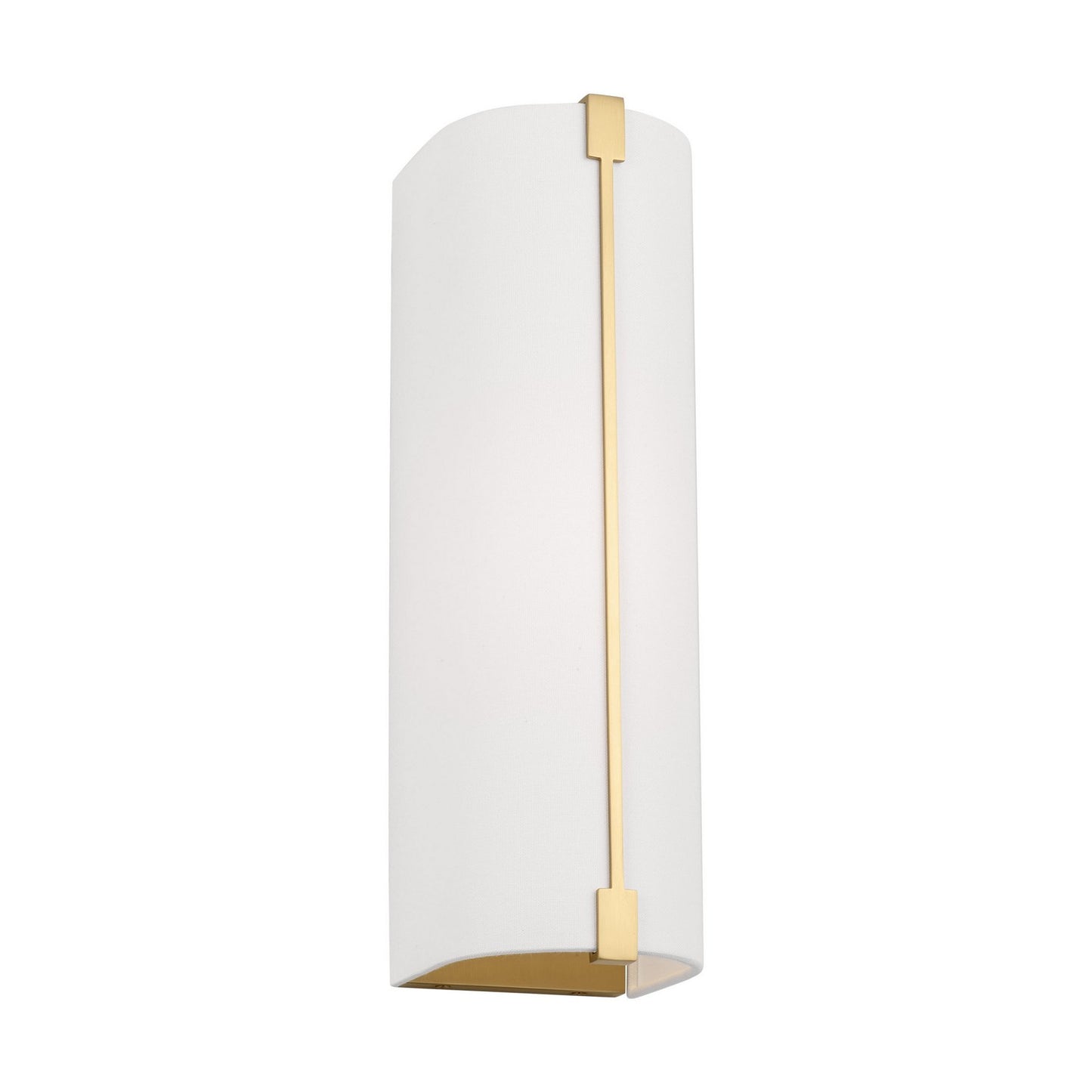 Bergen One Light Wall Sconce in Burnished Brass
