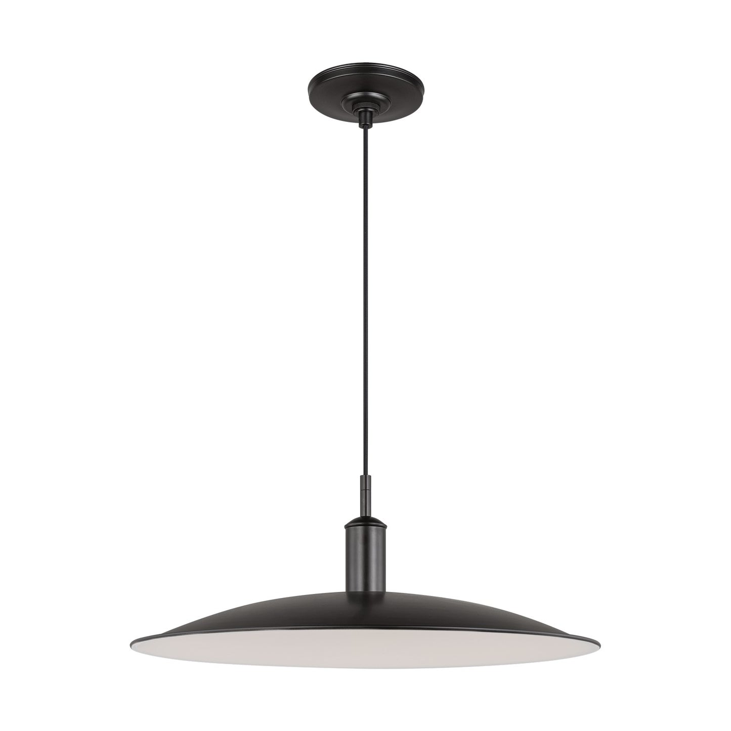 Dash LED Pendant in Aged Iron