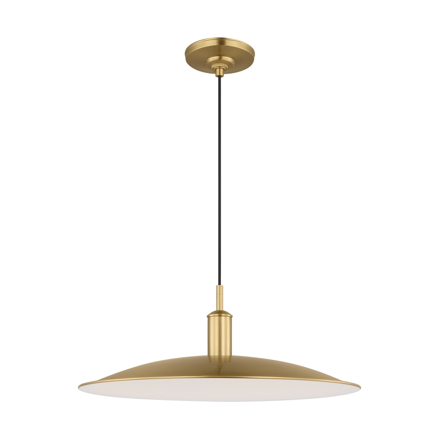 Dash LED Pendant in Burnished Brass
