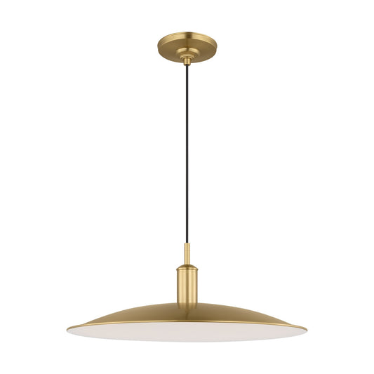 Dash LED Pendant in Burnished Brass