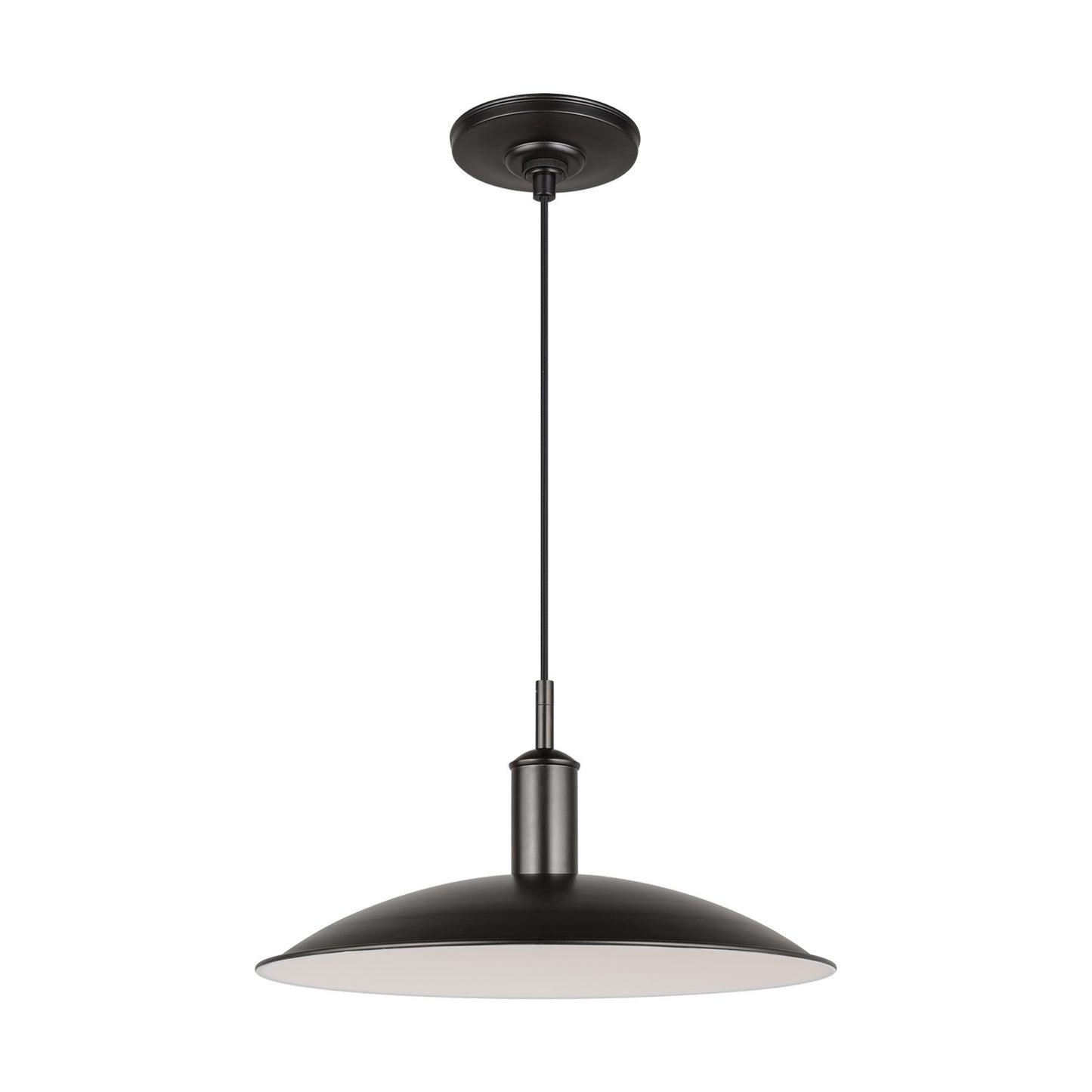 Dash LED Pendant in Aged Iron